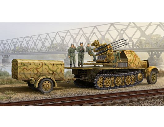 Trumpeter - German Sdkfz.7/1 Halftrack :35