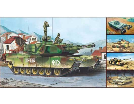 Trumpeter - M1A1/A2 Abrams Tank 5'n1 1:35