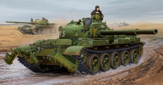 Trumpeter - Russian T-62 Tank W/kmt-6 1:35