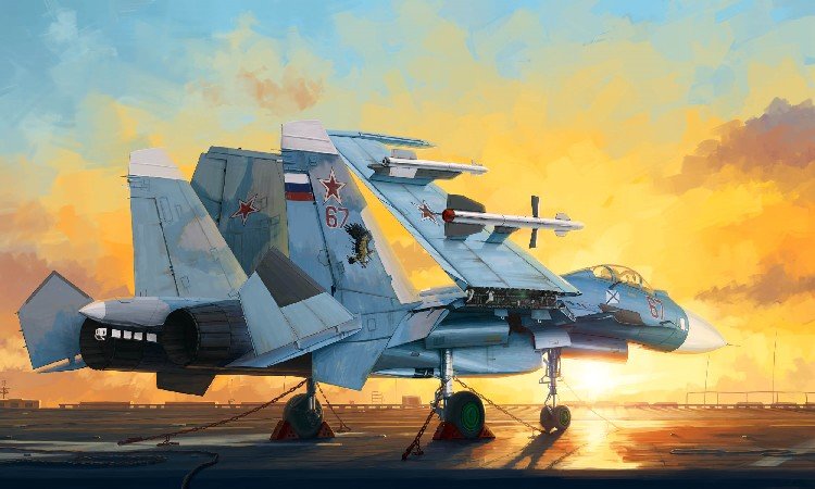 Trumpeter - Russian Su-33 Flanker D 1:72