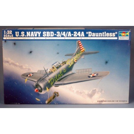 Trumpeter - Sbd-3/4 A-24A Dauntless 1:32