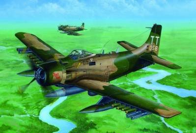 Trumpeter - Douglas A1-J Skyraider USAF Vietnam 1:32