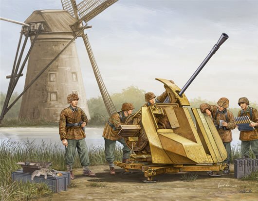 Trumpeter - German 3.7cm Flak 43 Gun 1:35