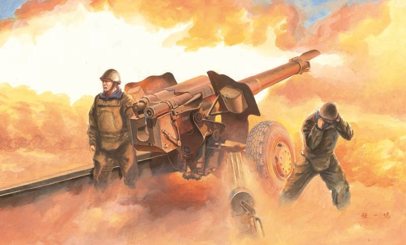 Trumpeter - Soviet D-74 122mm Field Gun