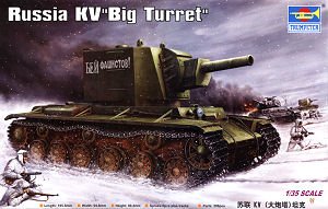 Trumpeter - Soviet Kv-1 Big Turret 1:35