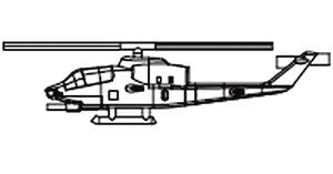 Trumpeter - Ah-1W Cobra Helicopters 1:700