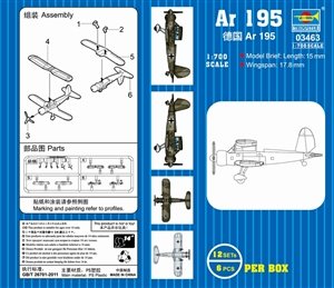 Trumpeter - Ar195 Aircraft Set 1:700