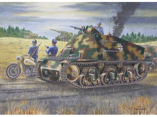 Trumpeter - Hotchkiss 38H German Tank:35