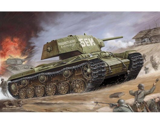 Trumpeter - Soviet Kv-1 Ehkranami Tank :35