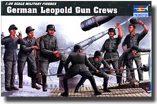 Trumpeter - German Rr Gun Crew Set 1:35
