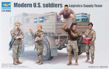 Trumpeter - Us Soldiers Logistics Team