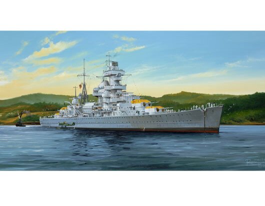 Trumpeter - German Admirial Hipper Cruiser 1:350