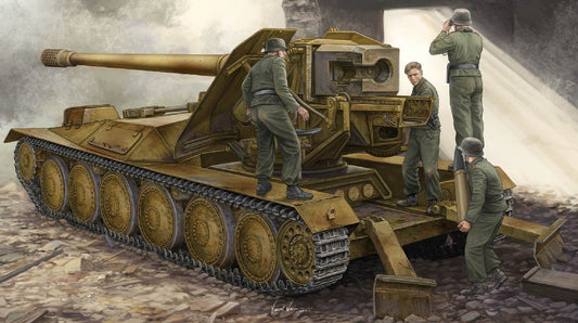 Trumpeter - German 12.8cm Pak-44 1:35