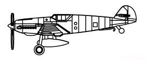 Trumpeter - Messerschmitt Bf-109T 1:350