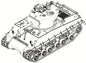 Trumpeter - US M4A3E8 105mm M4 Tank 1:72