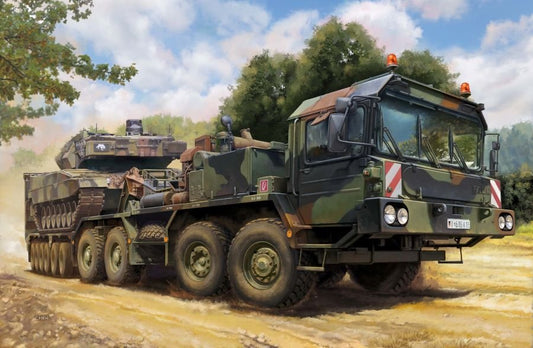 Trumpeter - Slt56 Tractor w/56ton trailer 1:72