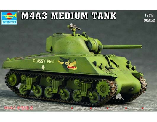 Trumpeter - Us M4A3 Tank 1:72