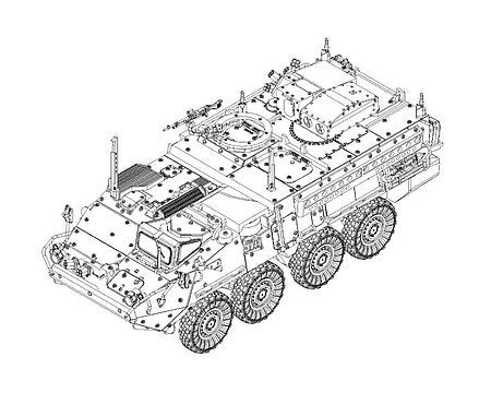 Trumpeter - M1134 Stryker AFV 1:72