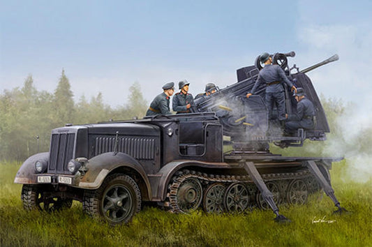 Trumpeter - 12T Halftrack w/5cm Flak 41 1:35