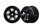 Traxxas - Wheels, X-Maxx, Black,(L&R)