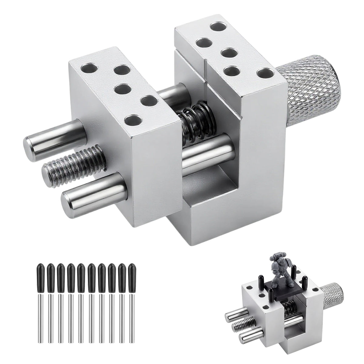 360° Rotating Mini Precision Vise for Model Building