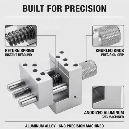 360° Rotating Mini Precision Vise for Model Building