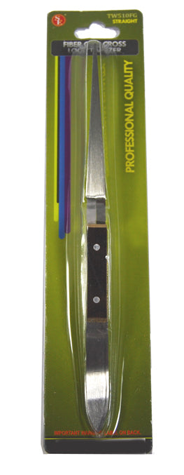 Sona 6-1/2"Bent Fiber Cross Lock Tweezers