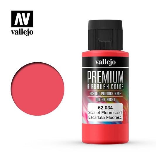 Vallejo - Premium Color Scarlet Fluorescent 60ml