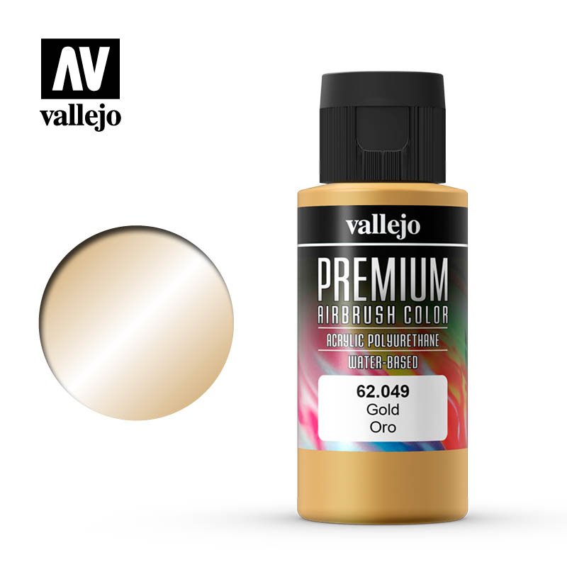 Vallejo - Premium Color Gold 60ml 1pc