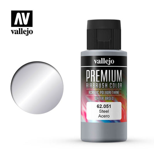 Vallejo - Premium Color Steel 60ml 1pc