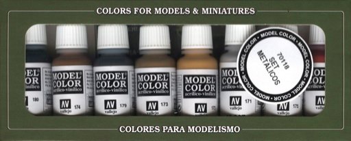 Vallejo - Model Color Metallic Colors set of 8