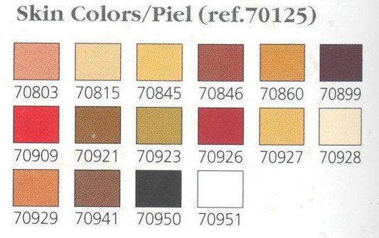 Vallejo - Model Color Face & Skin Tones set of 16