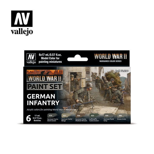 Vallejo - Model Color WW2 German Infantry set of 6
