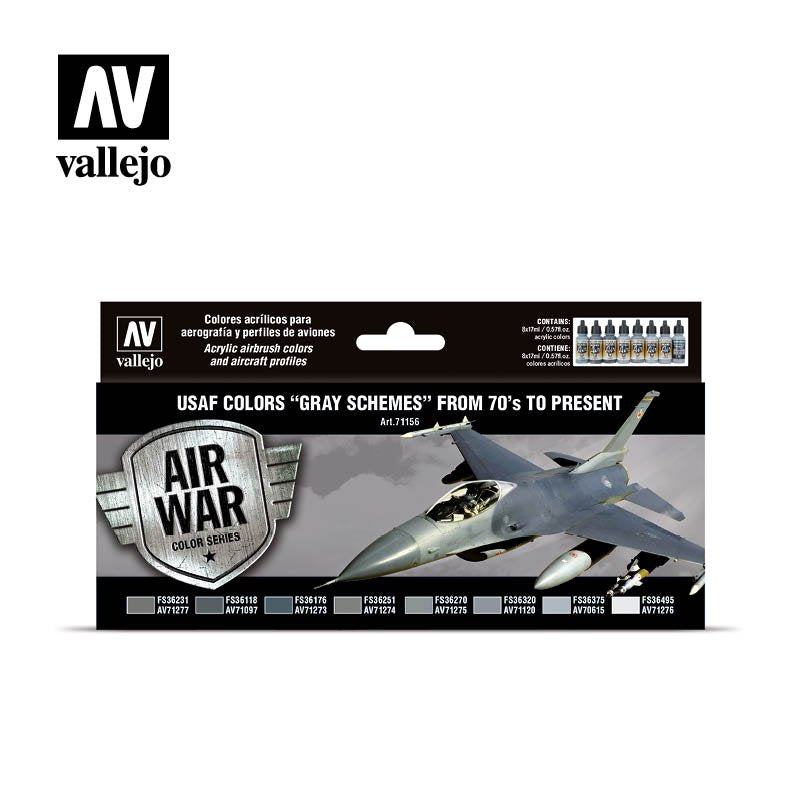 Vallejo - Model Air USAF Grey's 70s-Present Set