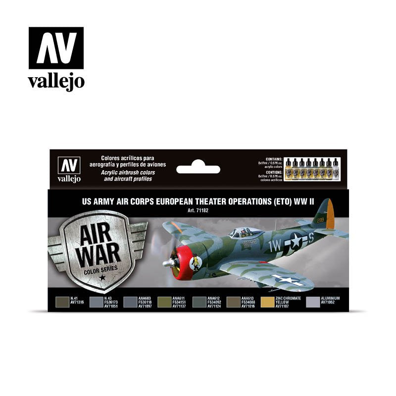 Vallejo - Model Air USAAF WW2 ETO 8 Color Set