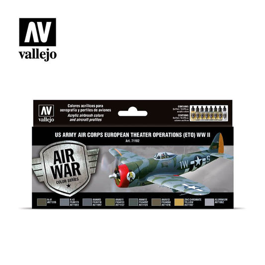 Vallejo - Model Air USAAF WW2 ETO 8 Color Set