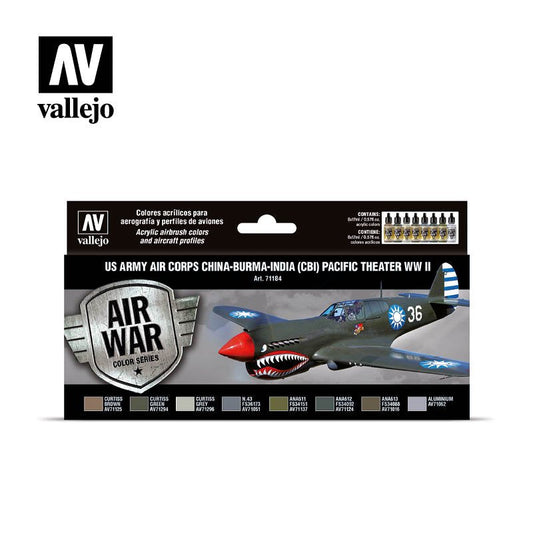 Vallejo - Model Air USAAF WW2 CBI 8 Color Set
