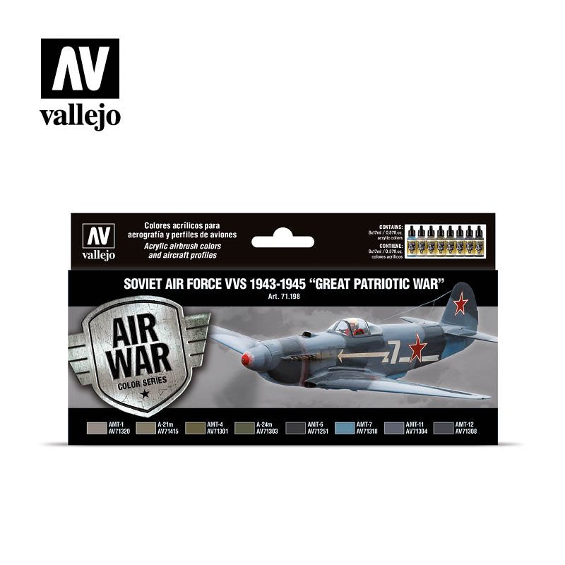Vallejo - Model Air SovietAF 1943-45'8 Color Set