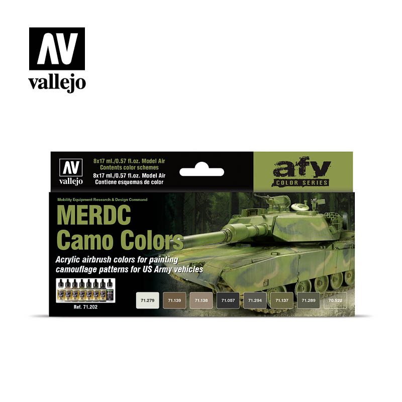 Vallejo - Model Air MERDC Camo 8 Color Set