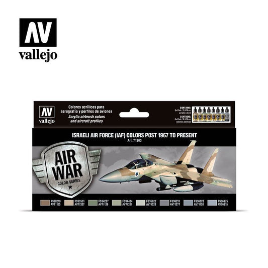 Vallejo - Model Air IAF 67'-Present 8 Color Set