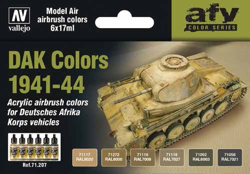 Vallejo - Model Air DAK 1941-44' 8 Color Set