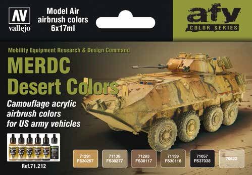 Vallejo - Model Air MERDC Desert 6 Color Set