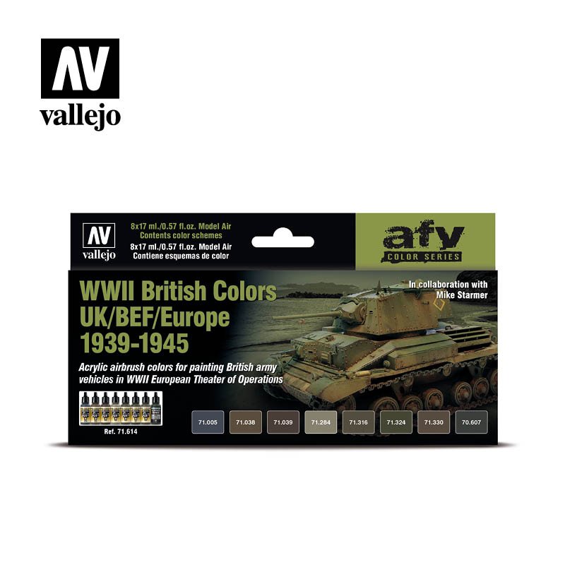 Vallejo - Model Air UK WW2 BEF/ETO 8 Color Set