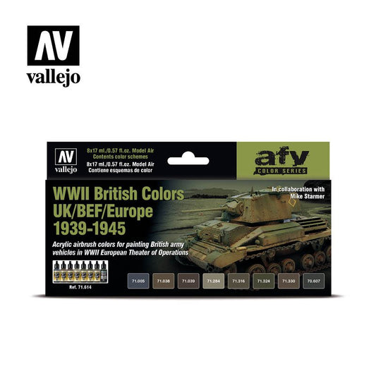 Vallejo - Model Air UK WW2 BEF/ETO 8 Color Set