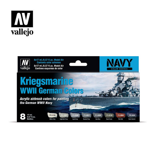 Vallejo - Model Air WW2 Kriegsmarine 8 Color Set