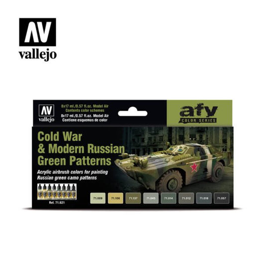 Vallejo - Model Air Russian Cold/Mod Green Pat.Set