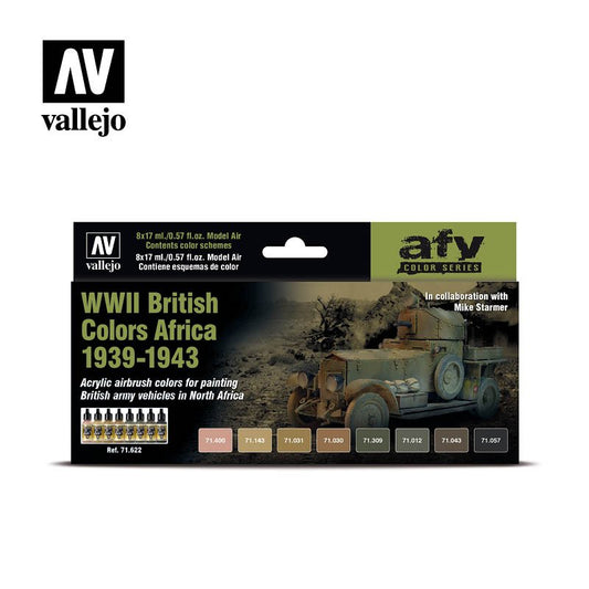 Vallejo - Model Air Brit WW2 Africa Corp Set