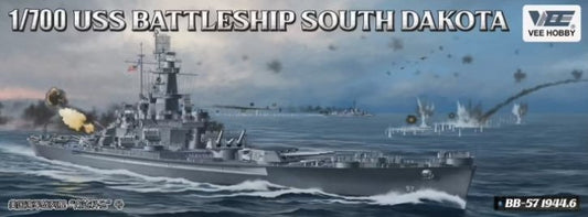 Vee Hobby - USS South Dakota BB-57 1944 1:700