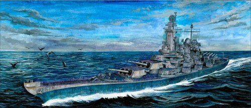 Very Fire - USS Louisiana BB-71 Battleship 1:700