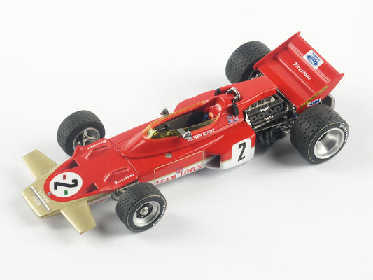 Tameo - WCT070 Lotus 72 Ford - 1970 German Grand Prix - White Metal Car Kit - Scale 1:43, Made in Italy